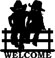 Marshall Bulle - Welcome Kids on Fence Post 