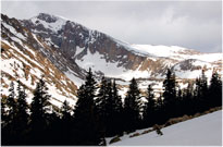 Snow in the Rockies